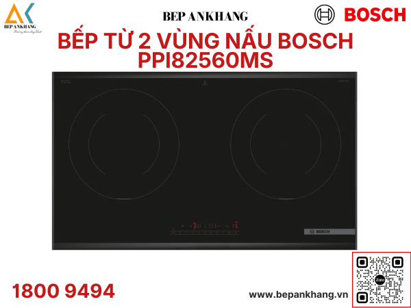 Bếp từ 2 vùng nấu Bosch PPI8256XVN - Series 6 